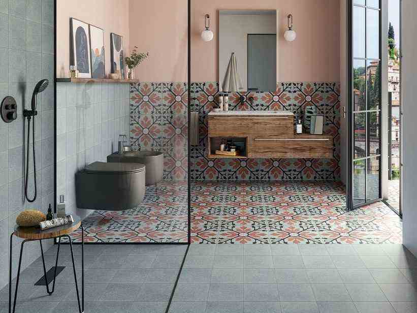 Cement Tiles In Current Shades 