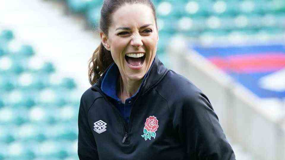 Duchess Kate at rugby