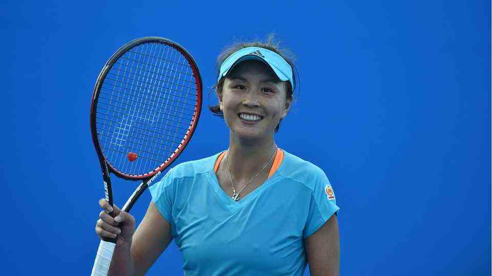 Had dinner with IOC President Thomas Bach: Chinese tennis player Peng Shuai.  Recently there had been speculation about her whereabouts