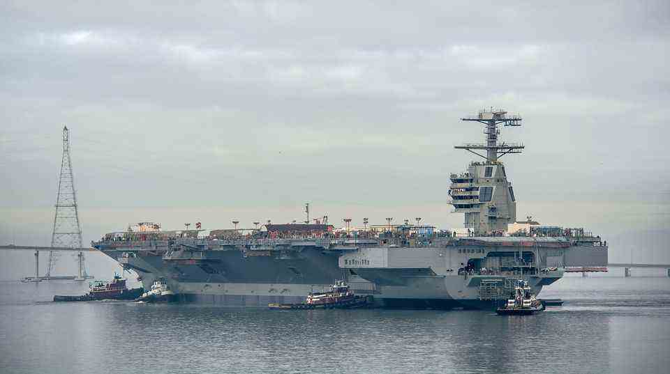 In a few weeks, the USS Gerald R. Ford will be put into service.