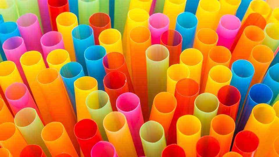 The ban on single-use plastic such as straws will come into force in 2021