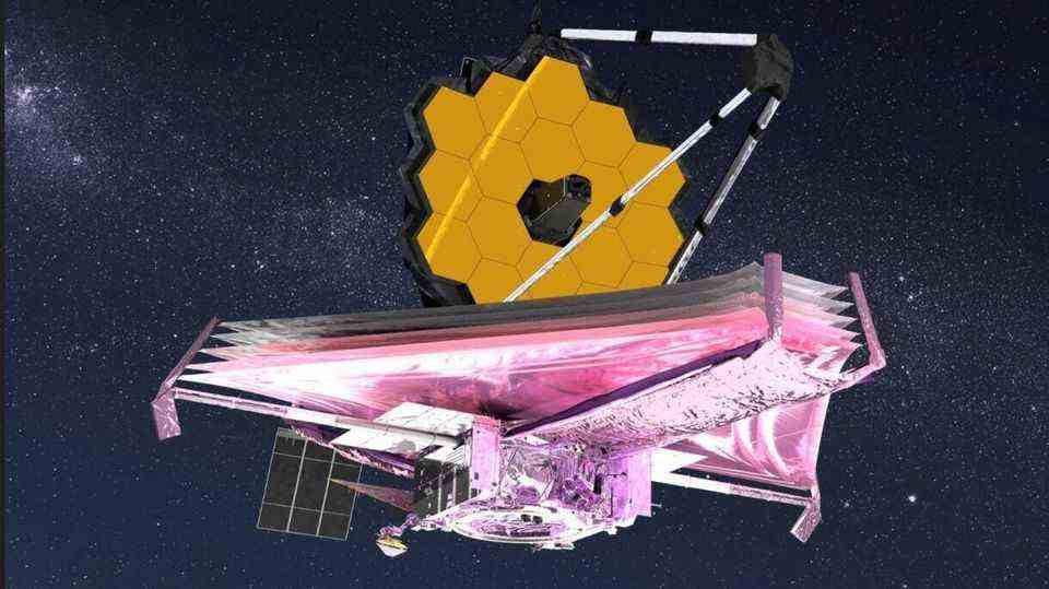 Artist's impression of the new space telescope