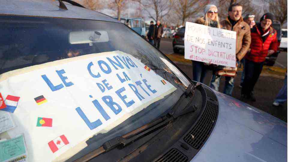 The French call their protest march the Convoy of Freedom