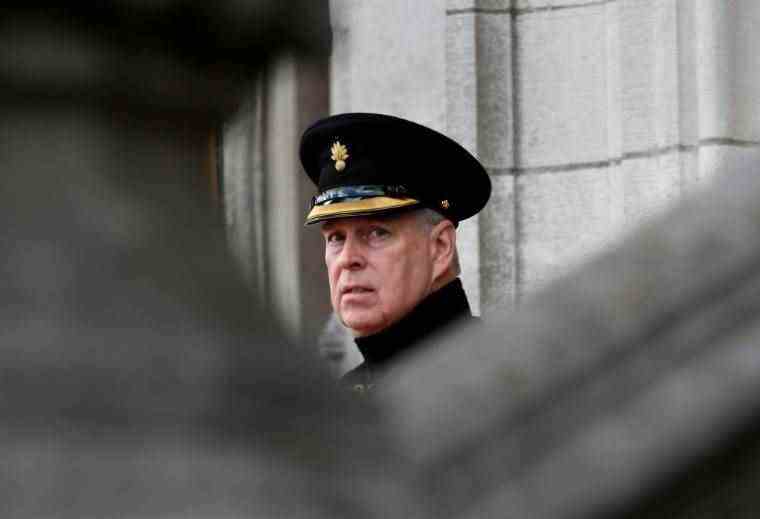 Prince Andrew, in Bruges, Belgium for the 75th anniversary of the city's liberation, September 7, 2019 (AFP / JOHN THYS)