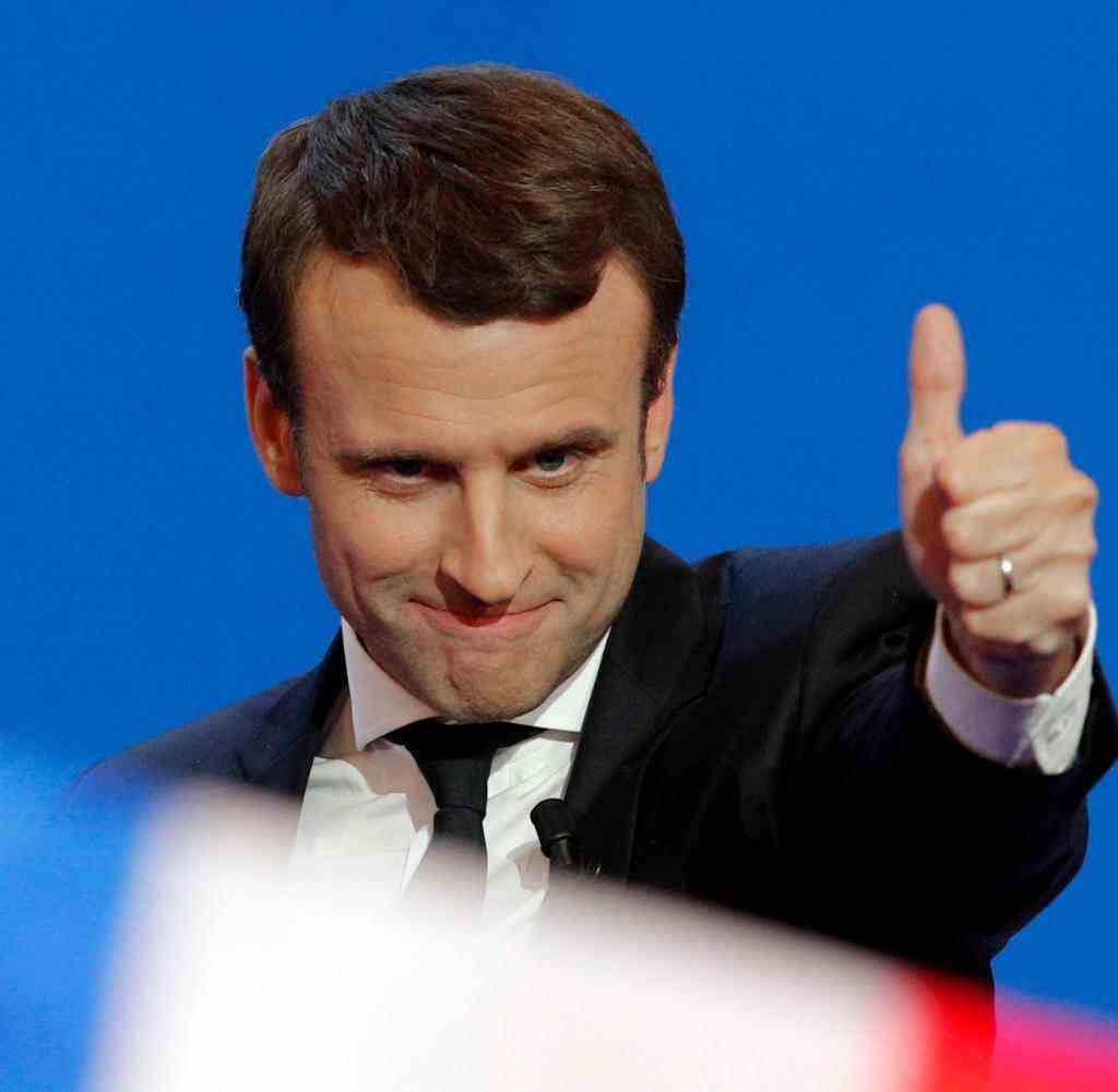 Es läuft gut für ihn: Emmanuel Macron profitiert auch von der Schwäche seiner Herausforderer