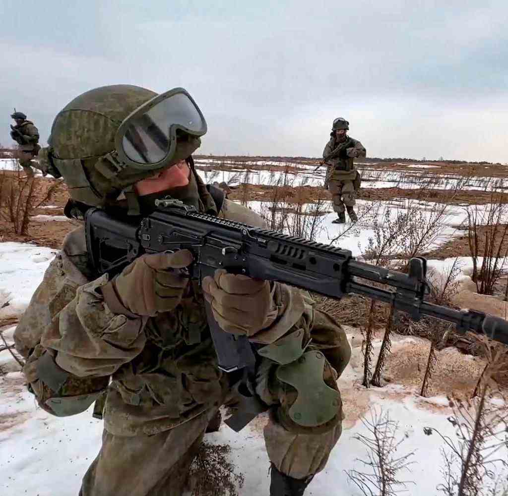 Vorbereitung für den Krieg? Russische Soldaten bei der jüngsten Militärübung in Belarus