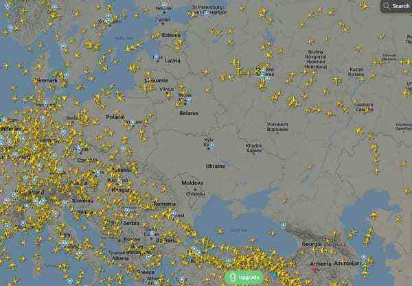 L'espace aérien ukrainien est fermé. 