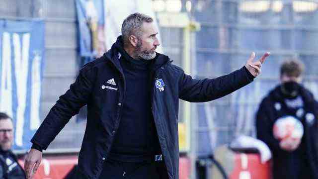 Nordderby HSV against Werder: brought new impetus: HSV coach Tim Walter.