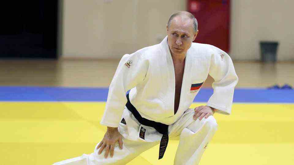 Vladimir Putin in judo