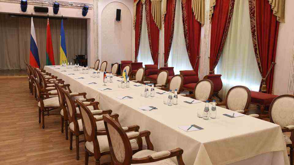 The place of negotiation in the Gomel region of Belarus.  Ukraine's talks with Russia have ended.