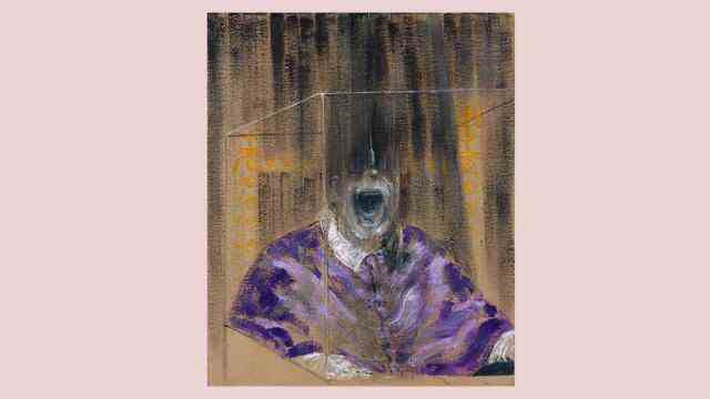 Art: Francis Bacon "Head Vi" (1949) is a head that ends in nothing, without a nose or eyes.