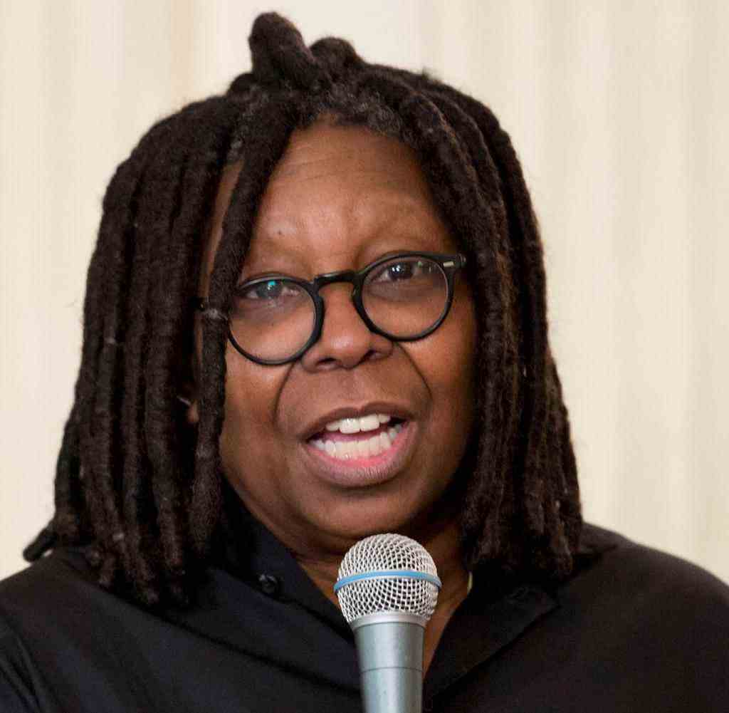 Whoopi Goldberg in an archive image - 'Written with sincerest apologies'