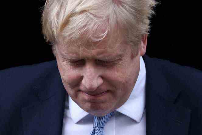 British Prime Minister Boris Johnson in London on January 31, 2022.