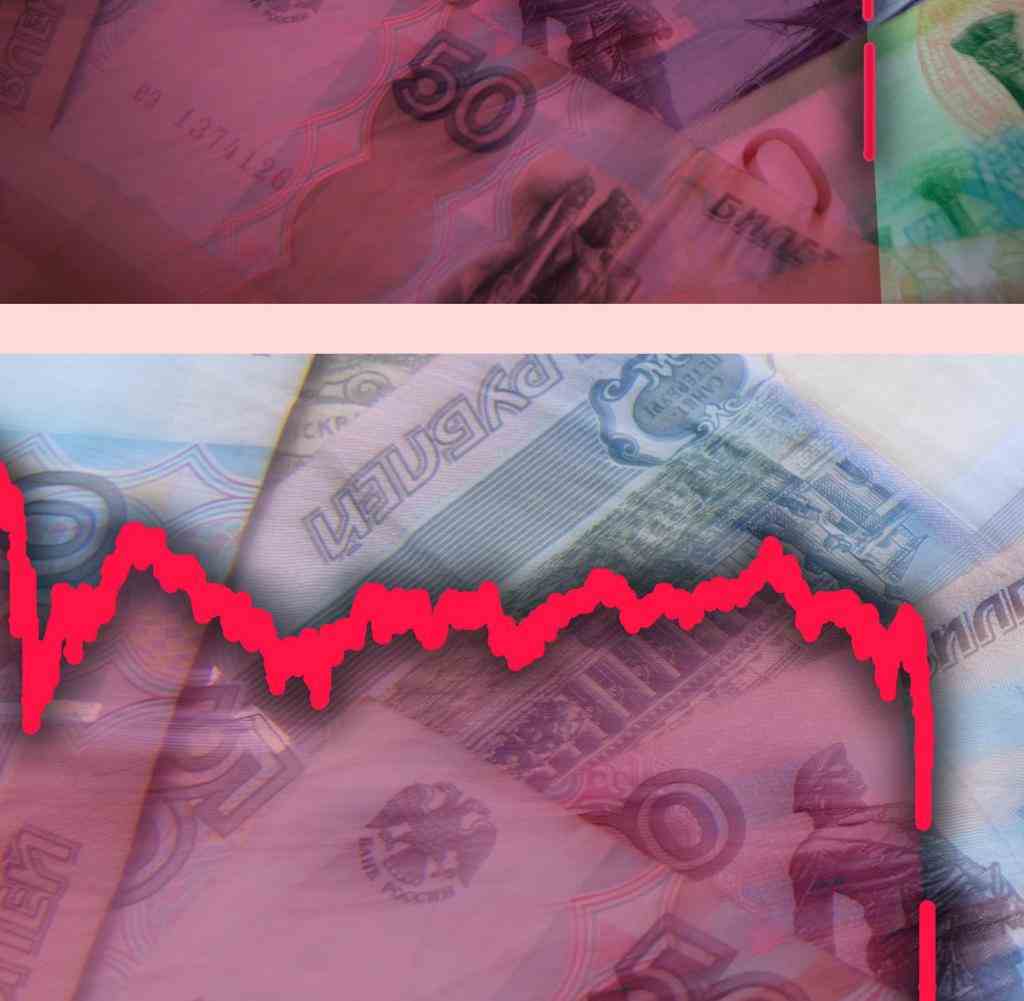 Der Wert des Rubels ist dramatisch abgestürzt. Im Vergleich zum Dollar notierte er so schwach wie noch nie