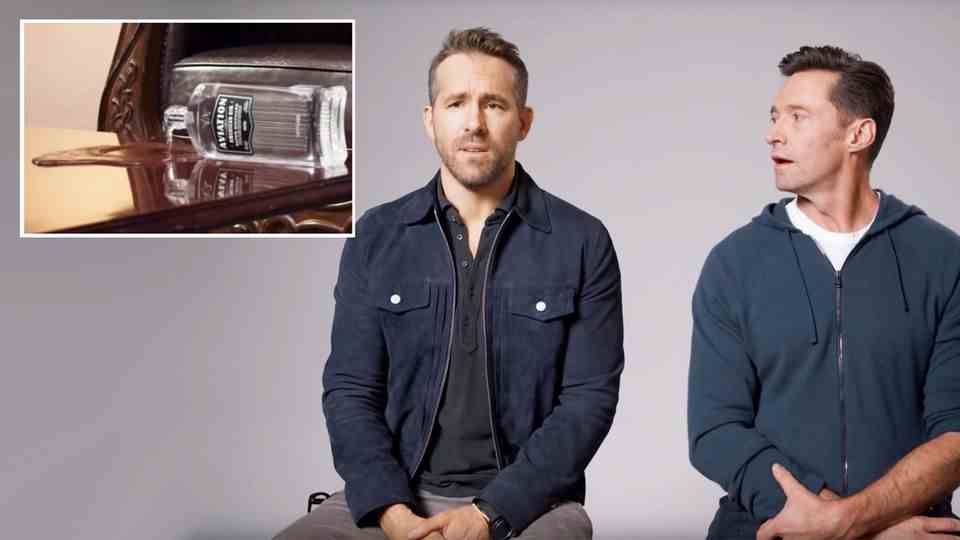 Hollywood stars Ryan Reynolds and Hugh Jackman deliver a funny advertising battle