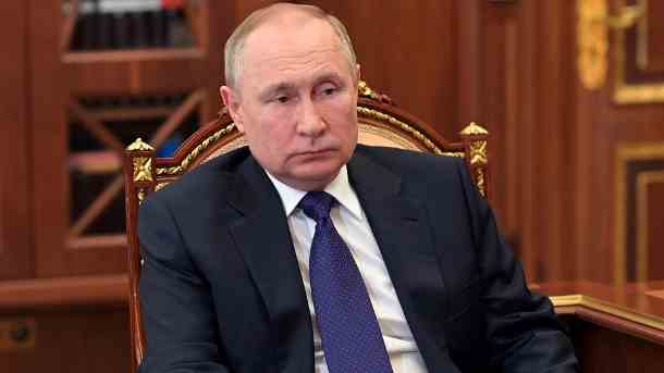 Wladimir Putin: US-Geheimdiensten zufolge ist der russische Präsident zunehmend frustriert. (Quelle: AP/dpa/Alexei Nikolsky/Pool Sputnik Kremlin)