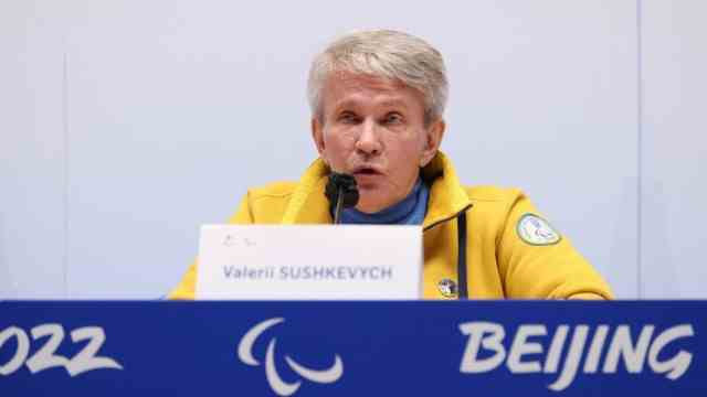 Paralympics: Valery Sushkevich, Ukraine's committee head.