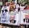 Auch im indischen Bangalore gehen Studenten gegen Wladimir Putin und den Ukraine-Krieg auf die Straße