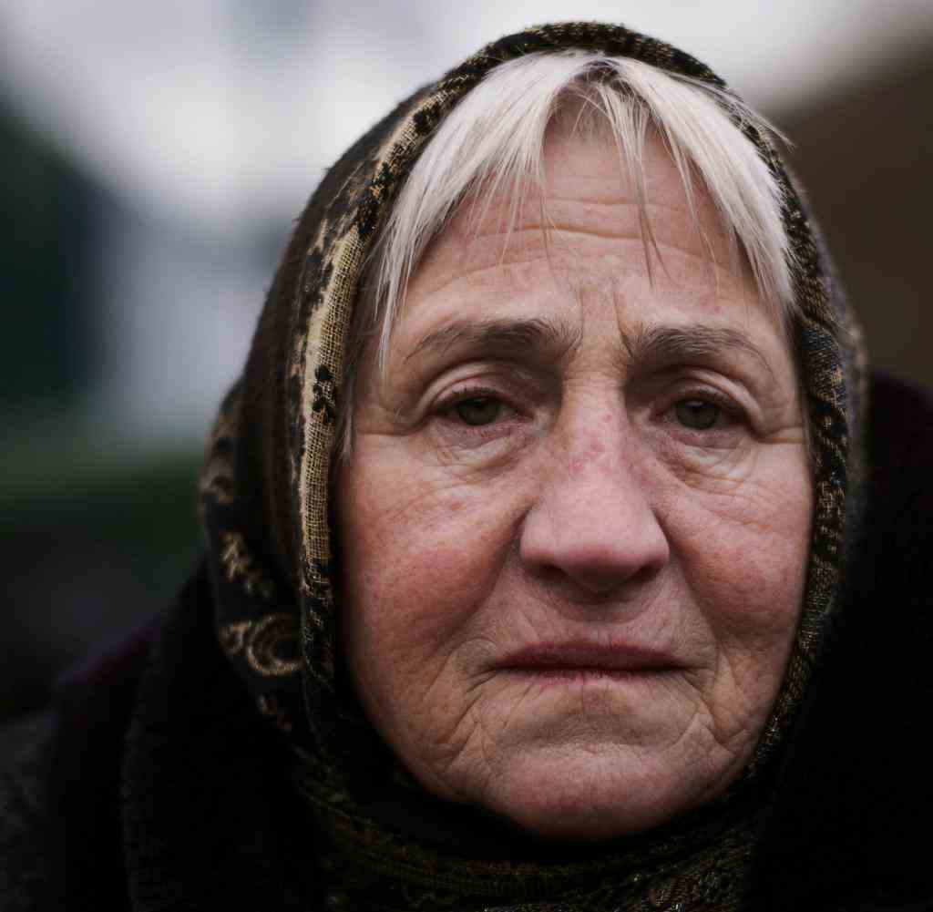 Eine 76-jährige Ukrainerin aus Odessa, die nun in Polen in Sicherheit ist