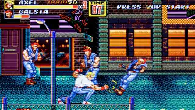Krieg, Corona und Kultur: Streets of Rage 2 - Sega Genesis Mega Drive - Editorial use only
