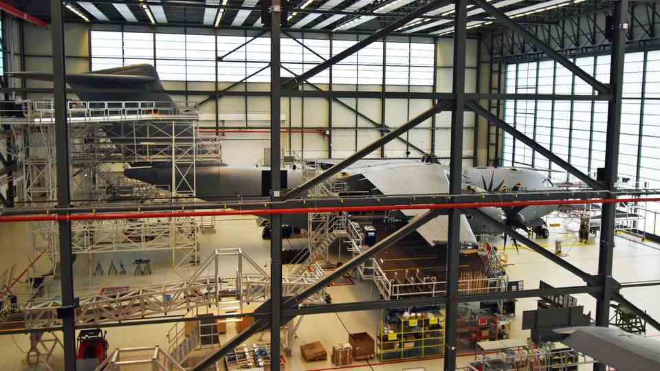 Maintenance hangar for the Airbus A400M