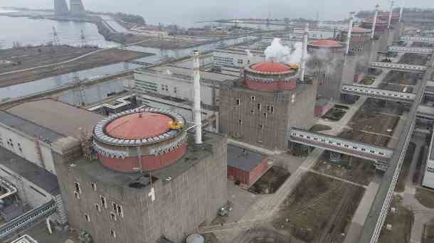 Das Atomkraftwerk Saporischschja: Die Betreiber haben ein Explosion in der Nähe des AKW gemeldet.  (Quelle: imago images)
