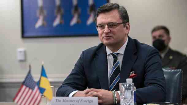 Dmytro Kuleba, ukrainischer Außenminister: Er fordert Waffenlieferungen vom Westen. (Quelle: imago images/ZUMA Wire)
