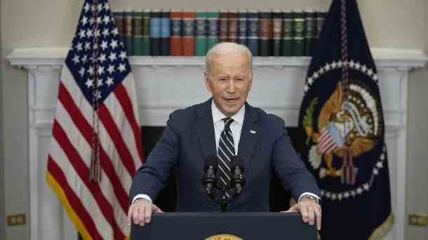 Joe Biden: Der US-Präsident hat die Freigabe von Waffenlieferungen und Militärhilfe für die Ukraine angeordnet. (Quelle: imago images/ZUMA Wire)
