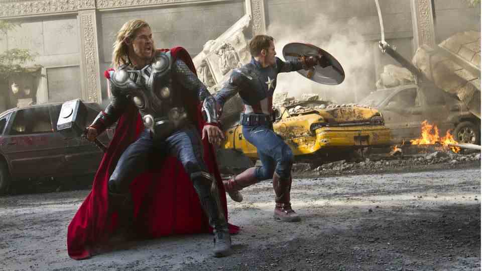 Marvel's "avengers": Thor and Captain America
