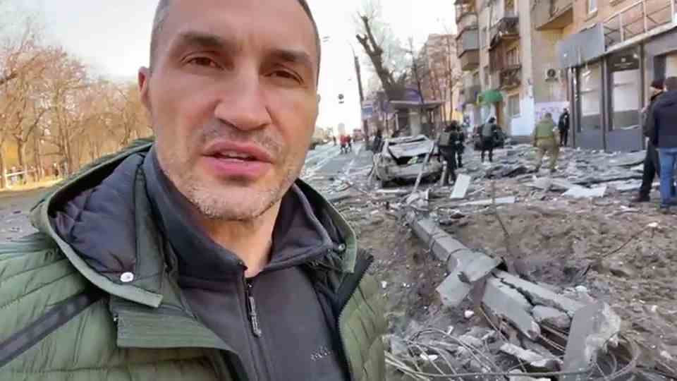 Klitschko reports from the destroyed district of Kiev: "lives are lost"