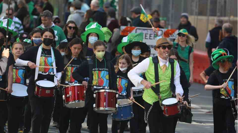 St. Patrick's Day Parade in San Francisco