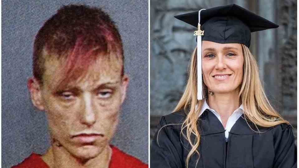 From drug addict to college achiever: how Ginny Burton builds a new life