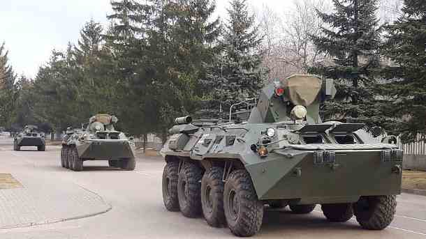 Die Ukraine fürchtet den Angriff von Truppen aus Belarus auf den Westen des Landes. (Archivfoto) (Quelle: imago images)