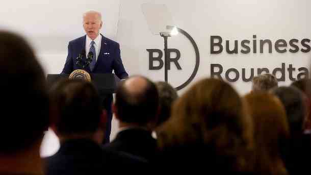 Joe Biden appelliert an US-Firmen: Dem US-Präsidenten zufolge könnte es Cyberangriffe in den USA geben. (Quelle: Reuters/Leah Millis)