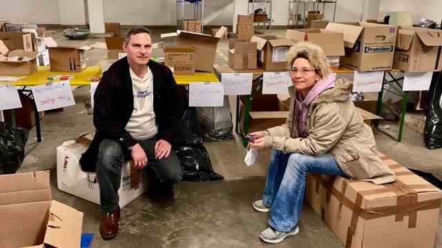 War in Ukraine: Andrei Novak by "OneEurope" and Anna Rozengurt, who fled, organize large donations for Ukraine.  Rozengurt mainly with her husband Roman, who has to stay in Lviv and be ready for military service.