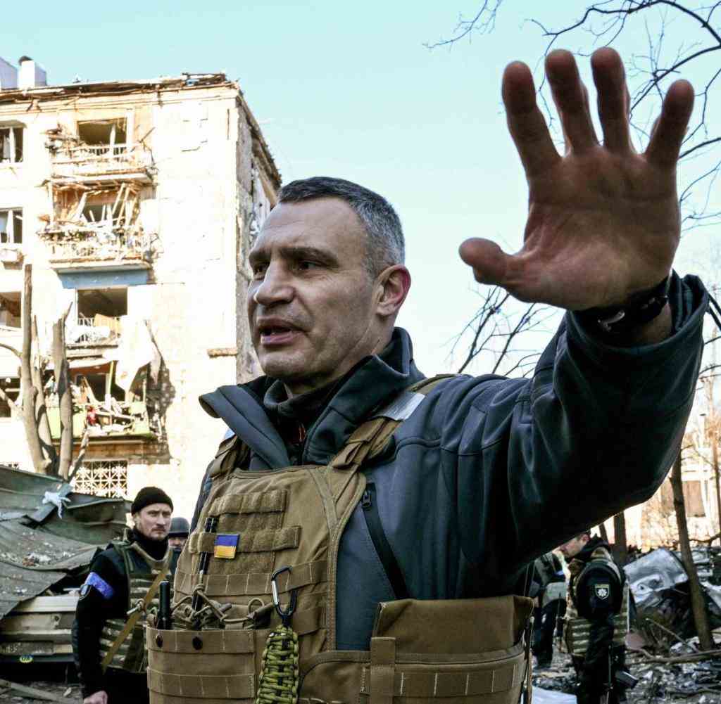 Kiews Bürgermeister, Vitali Klitschko: „Es fühlt sich seit Kriegsbeginn an wie ein einziger Tag, der einfach nicht enden will“