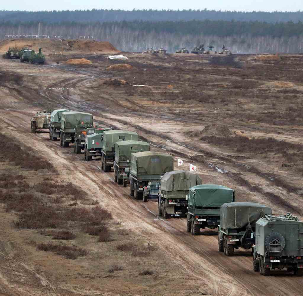 Machen sich Lukaschenkos Truppen auf den Weg in die Ukraine? Geübt haben das belarussische und russische Militär erst vor wenigen Wochen