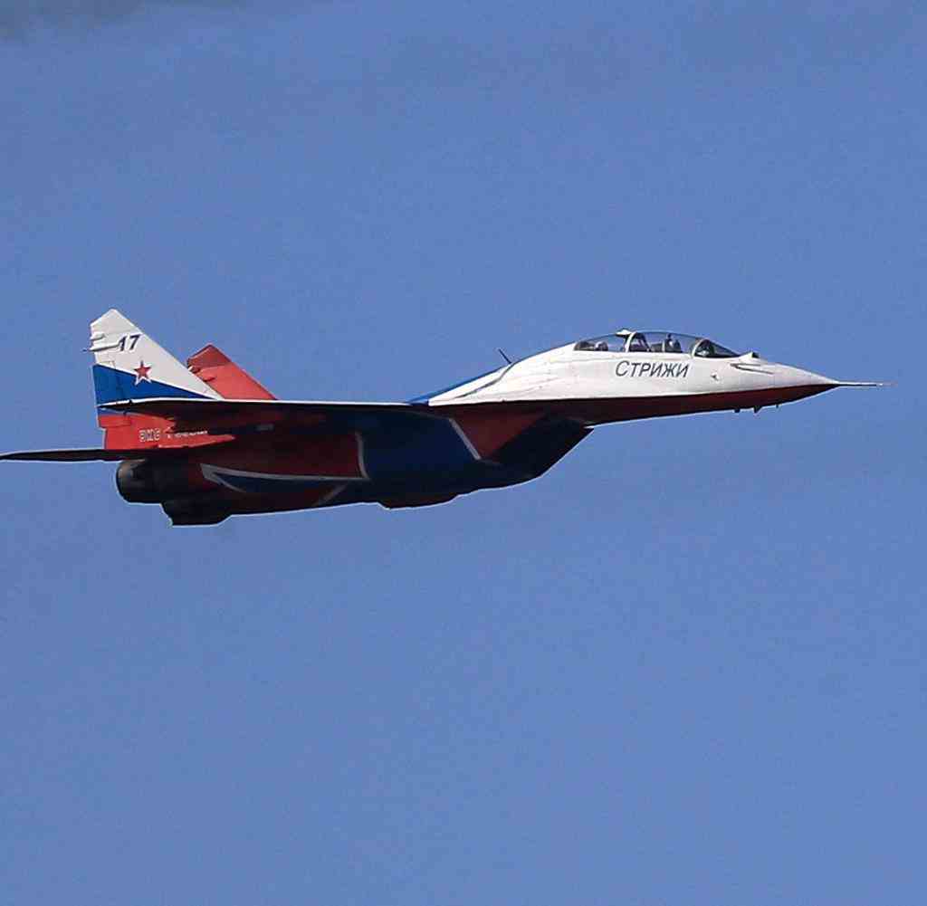 Kunstflieger der russischen Luftwaffe: In einer Flugverbotszone wären ihre MiG-29 einem Risiko ausgesetzt