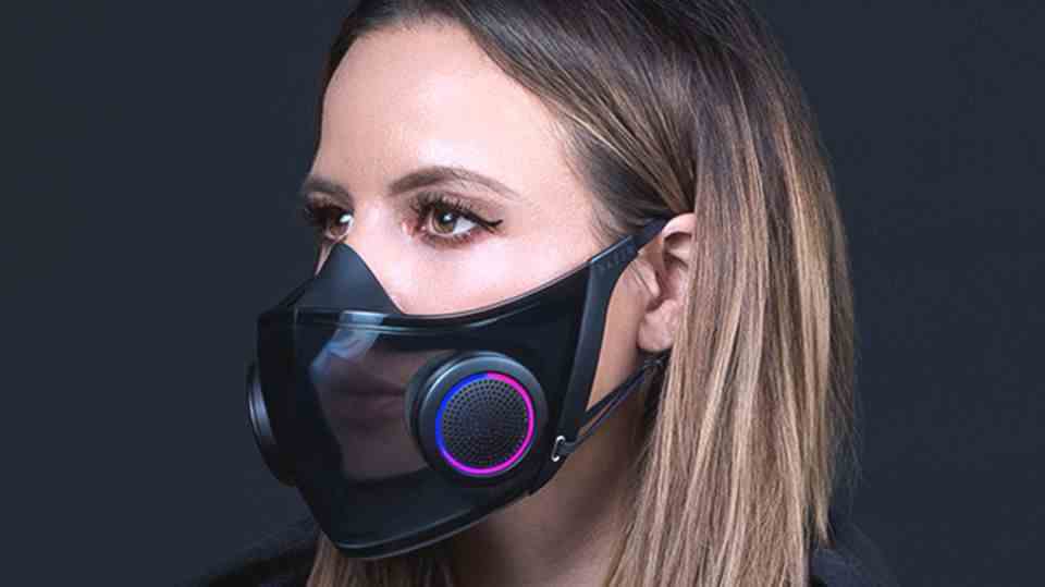 Futuristic "smart mask": New concept reminiscent of science fiction films