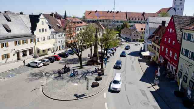 Inner city development: Some parking spaces will be eliminated as part of the planned redesign of Ebersberg's Marienplatz.