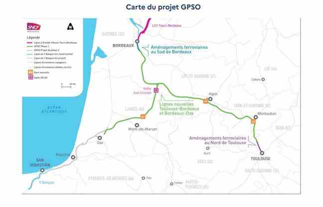 The Grand Sud-Ouest rail project should make it possible to put Toulouse 3 hours from Paris.