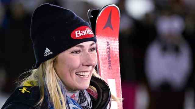 Alpine skiing: Finally carefree in the snow again: Mikaela Shiffrin is happy about her extremely good late form.