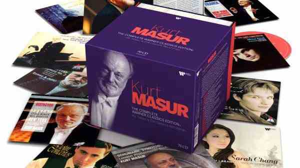 This week's favourites: Kurt Masur - The Complete Warner Classics Edition.