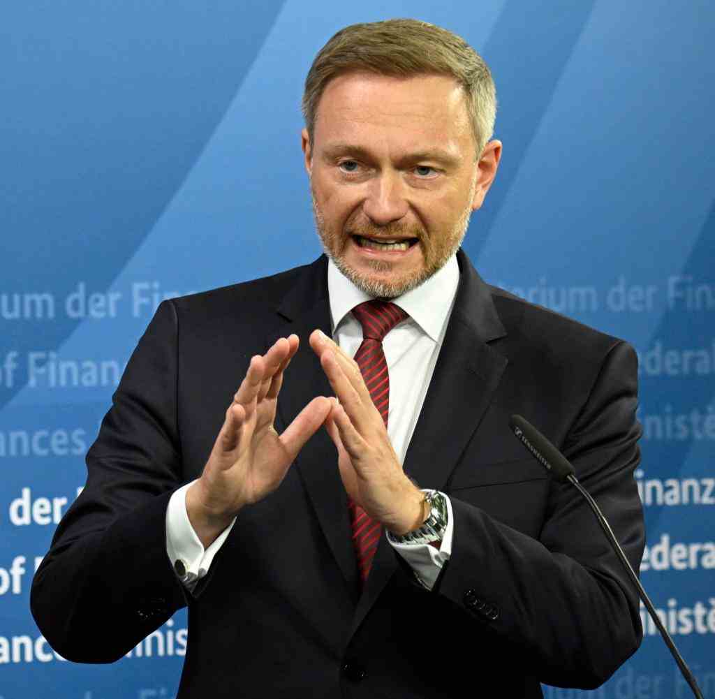 Christian Lindner (FDP), Bundesfinanzminister warnt: "Das Wachstum geht zurück, die Preise steigen"