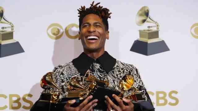 Music: Jon Batiste has won five Grammys - including the one for the "album of the year".