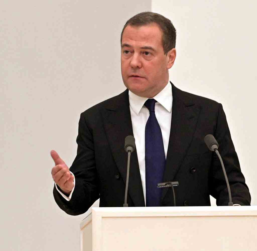 Dmitri Medwedew, Vorsitzender der Partei Einiges Russland