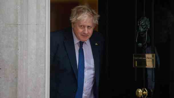 Boris Johnson, Premier von Großbritannien: Für ihn sind die Angriffe auf Butscha nicht weit vom Völkermord entfernt. (Quelle: imago images/Tayfun Salci)