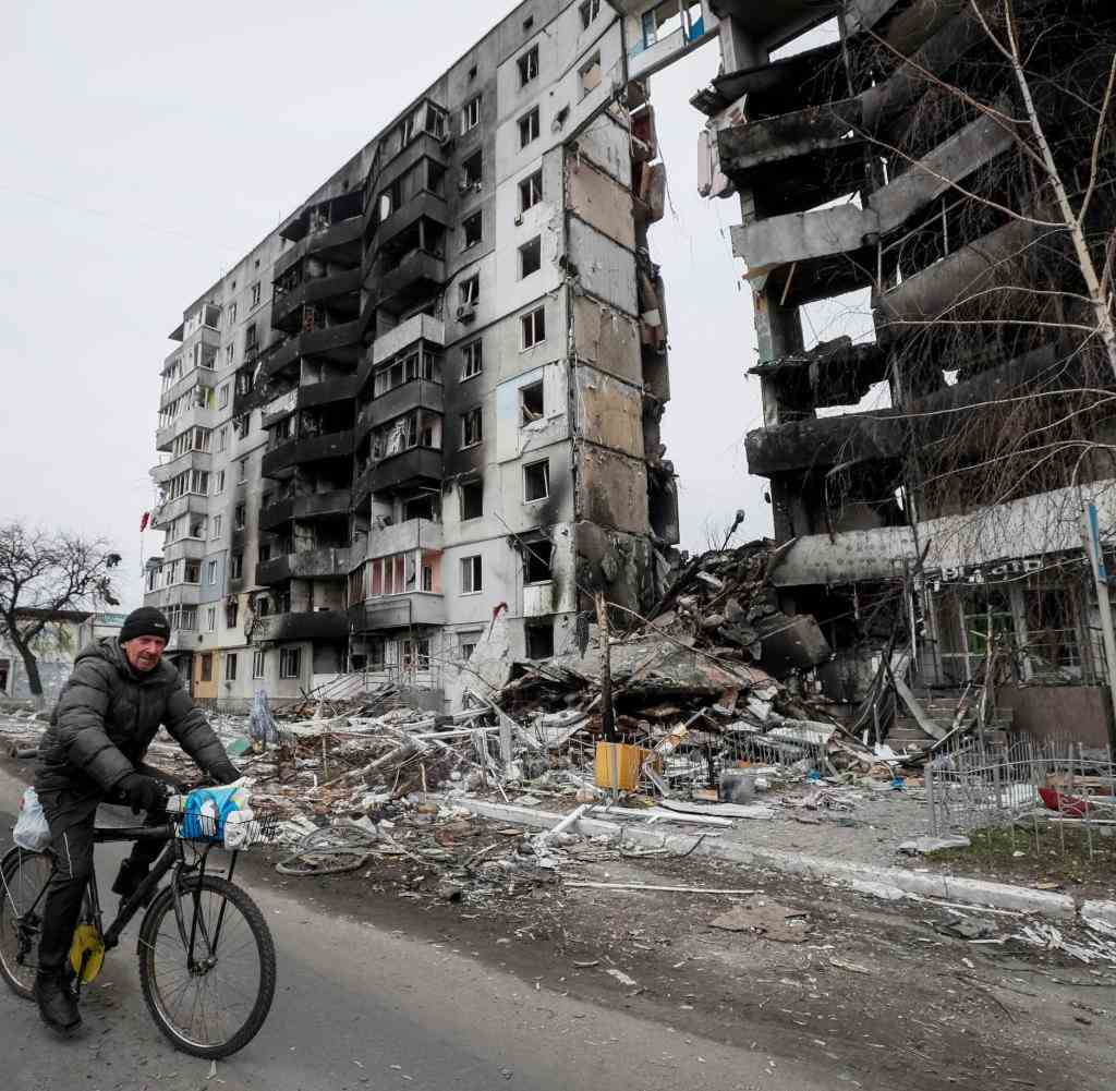Butscha war nur der Anfang: In Borodjanka wird nach dem Abzug der russischen Besatzer das Ausmaß der Zerstörung deutlich