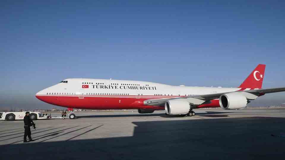 Boeing 747-8 of Recep Tayyip Erdoğan