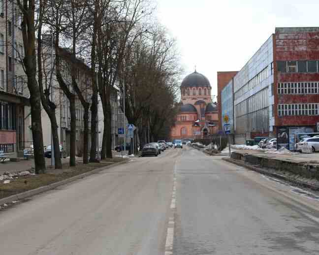 In the streets of Narva (Estonia)